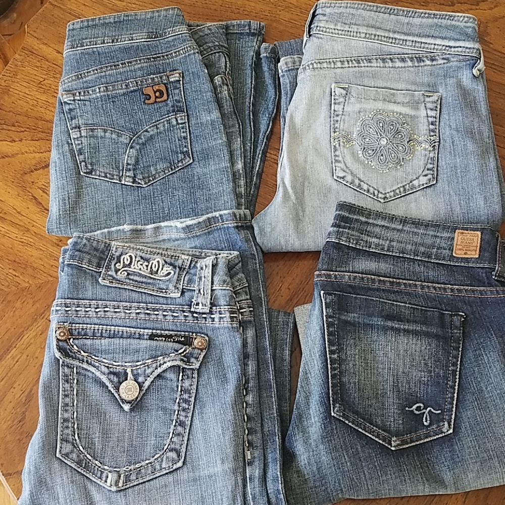 SOLD..Designer Jean's size 26 and 27